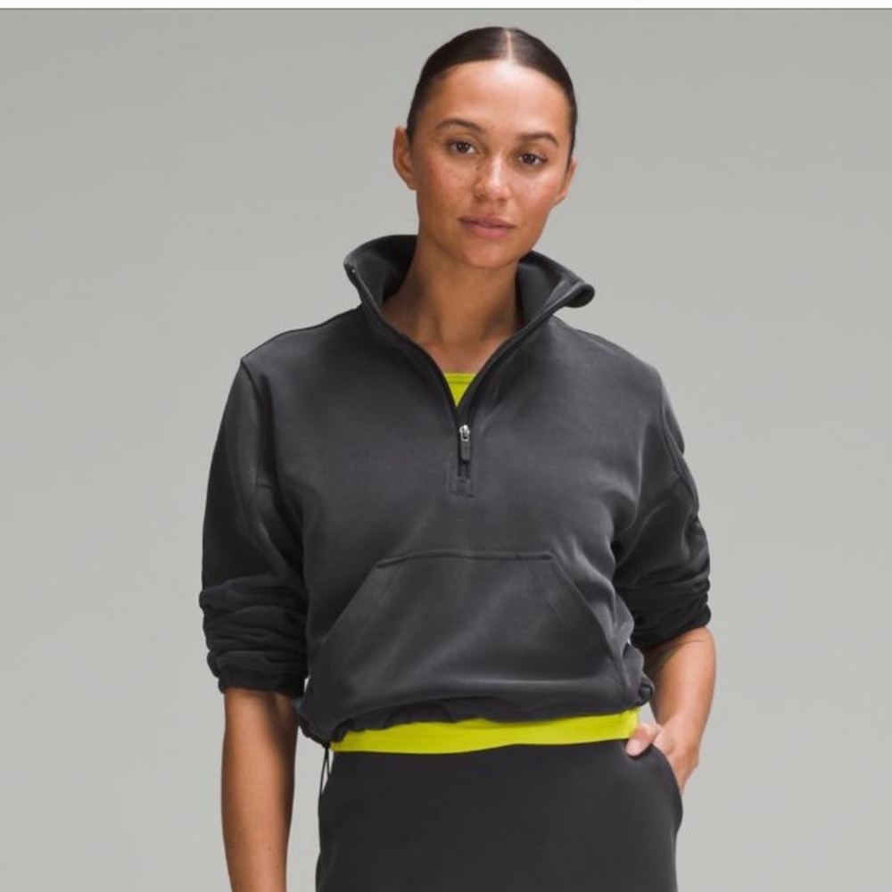 Lululemon Athletica Black Half-Zip Sweatshirt